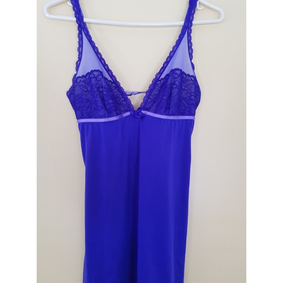 Jacob Purple Chemise Slip Nighty - Picture 2 of 16